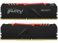 Оперативная память Kingston Fury Beast RGB 2x8GB DDR4 3600 MHz (KF436C17BBAK2/16) - 1