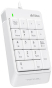 Цифровой клавиатурный блок A4Tech FK13P White USB - 2