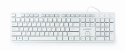 Клавіатура Gembird KB-MCH-03-W-UA Біла USB УКР - 1