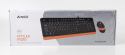 Комплект (клавіатура, миша) A4Tech F1010 Black/Orange USB - 4
