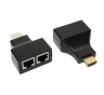 Адаптер Voltronic YT-SCPE HDMI/2P-30m720P/08516 HDMI-2хRJ-45 Black (08516) - 1
