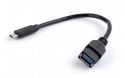 Кабель USB Cablexpert OTG USB 3.0 AF to Type-C 0.2m (A-OTG-CMAF3-01) - 1