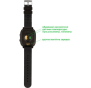 Детские умные часы AmiGo GO005 4G WIFI Thermometer Black - 6