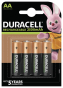 Акумулятор Duracell Rechargeable DX1500 Ni-MH AA/HR06 2500 mAh BL 4 шт. - 1