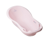 Ванночка Tega Baby 102 см LUX "Зайчики" со сливом и термометром (Светло-розовый) - 1