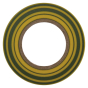Стрічка ізоляційна EMOS ПВХ 19мм/20м жовта із зеленим (F61925) - 6