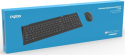 Комплект: клавиатура + мышь Rapoo 8210M Black - 5
