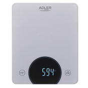 Ваги кухонні Adler AD 3173 silver 10kg Ваги кухонні Adler AD 3173 silver 10kg