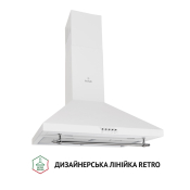 Витяжка Perfelli K 6432 WH 850 LED RETRO Витяжка Perfelli K 6432 WH 850 LED RETRO