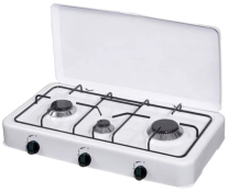 Плита газова настільна KUMTEL KO-1233 WHITE PAINTED Плита газова настільна KUMTEL KO-1233 WHITE PAINTED
