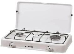 Плита газова настільна KUMTEL KO-102 WHITE PAINTED Плита газова настільна KUMTEL KO-102 WHITE PAINTED