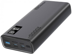 Зовнішній акумулятор (павербанк) Promate Bolt-20PD 20000mAh Black (bolt-20pd.black) Зовнішній акумулятор (павербанк) Promate Bolt-20PD 20000mAh Black (bolt-20pd.black)