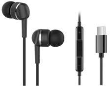 Наушники ERGO VM-735 Type-C Earphones Чорний Наушники ERGO VM-735 Type-C Earphones Чорний