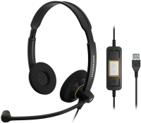 Наушники с микрофоном EPOS SC 60 USB ML Black (1000551) Наушники с микрофоном EPOS SC 60 USB ML Black (1000551)