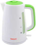 Электрочайник Saturn ST-EK8435U White/Green Электрочайник Saturn ST-EK8435U White/Green
