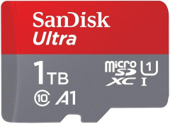 Карта пам'яті SanDisk 1 TB microSDXC UHS-I U1 V30 A2 Ultra (SDSQUAC-1T00-GN6MA) Карта пам'яті SanDisk 1 TB microSDXC UHS-I U1 V30 A2 Ultra (SDSQUAC-1T00-GN6MA)