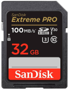 Карта пам'яті SanDisk 32 GB SDHC UHS-I U3 V30 Extreme PRO (SDSDXXO-032G-GN4IN) Карта пам'яті SanDisk 32 GB SDHC UHS-I U3 V30 Extreme PRO (SDSDXXO-032G-GN4IN)