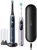 Зубні щітки BRAUN Oral-B iO Series 9 DUO iOM9d.2J2.2AD Рожева+Чорна Зубні щітки BRAUN Oral-B iO Series 9 DUO iOM9d.2J2.2AD Рожева+Чорна