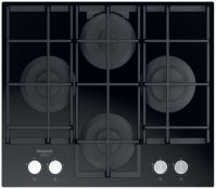 Газова варильна поверхня Hotpoint-Ariston HAGS61FBK Газова варильна поверхня Hotpoint-Ariston HAGS61FBK