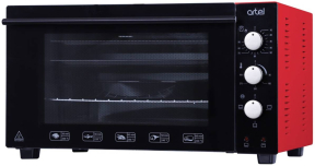 Духовка настільна Artel MD 4218 L Black-Red Духовка настільна Artel MD 4218 L Black-Red