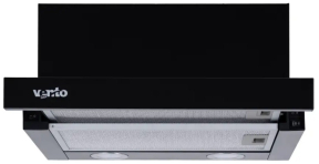 Витяжка телескопічна Ventolux GARDA 45 BK (700) LED