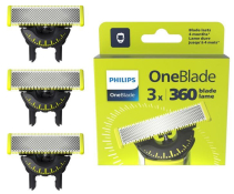 Сменные лезвия Philips Сменное плавающее лезвие OneBlade 360 ​​QP430/50 3 шт (8710103997177)