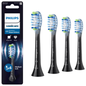 Насадка для электрической зубной щетки Philips Sonicare C3 Premium Plaque Defence Black HX9044/88