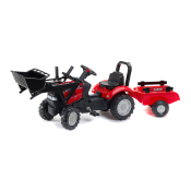 Дитячий трактор Falk 961AM Case Ih Maxxum на педалях Червоний Дитячий трактор Falk 961AM Case Ih Maxxum на педалях Червоний