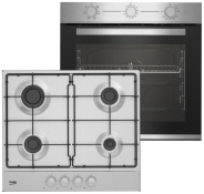 Газова варильна поверхня з духовкою Beko BBSE12130XD Газова варильна поверхня з духовкою Beko BBSE12130XD