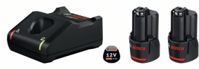 Комплект з 2x акумуляторних батарей GBA 12 В 2.0 A*год + ЗУ GAL 12V-40 Комплект з 2x акумуляторних батарей GBA 12 В 2.0 A*год + ЗУ GAL 12V-40