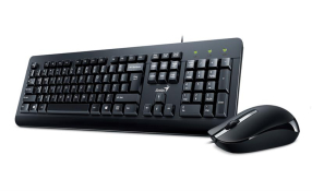 Комплект (клавіатура, миша) Genius KM-160 UKR (31330001419) USB Black Комплект (клавіатура, миша) Genius KM-160 UKR (31330001419) USB Black