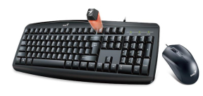 Комплект (клавіатура, миша) Genius KM-200 (31330003410) Ukr Black USB Комплект (клавіатура, миша) Genius KM-200 (31330003410) Ukr Black USB