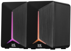 2E Gaming Акустична система Speakers SG300 2.0 RGB 3.5mm Black 2E Gaming Акустична система Speakers SG300 2.0 RGB 3.5mm Black