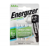Акумулятор Energizer Recharge Extreme AAA/HR03 LSD Ni-MH 800 mAh BL 4 шт. Акумулятор Energizer Recharge Extreme AAA/HR03 LSD Ni-MH 800 mAh BL 4 шт.