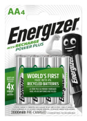 Акумулятор Energizer Recharge Power Plus AA/HR6 LSD Ni-MH 2000 mAh BL 4 шт. Акумулятор Energizer Recharge Power Plus AA/HR6 LSD Ni-MH 2000 mAh BL 4 шт.