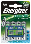 Акумулятор Energizer Recharge Extreme AA/HR06 LSD Ni-MH 2300 mAh BL 4 шт. Акумулятор Energizer Recharge Extreme AA/HR06 LSD Ni-MH 2300 mAh BL 4 шт.