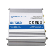 Бездротовий маршрутизатор Teltonika RUT360 (RUT360000000) (industrial, N300, 1xFE WAN, 1xFE LAN, 1xSIM, 4G/LTE.Cat6, MODBUS, 4 pin DC, IP30, ALU Case, RMS, CLI, IoT, IO , 2xRP-SMA для WiFi) Бездротовий маршрутизатор Teltonika RUT360 (RUT360000000) (industrial, N300, 1xFE WAN, 1xFE LAN, 1xSIM, 4G/LTE.Cat6, MODBUS, 4 pin DC, IP30, ALU Case, RMS, CLI, IoT, IO , 2xRP-SMA для WiFi)