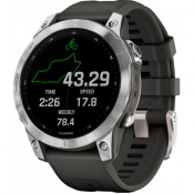 Смарт-годинник Garmin Fenix 7 Silver with Graphite Band (010-02540-00) Смарт-годинник Garmin Fenix 7 Silver with Graphite Band (010-02540-00)