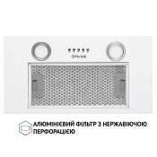 Витяжка повно вбудована Perfelli BI 5652 WH 1000 LED Витяжка повно вбудована Perfelli BI 5652 WH 1000 LED