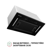 Повновбудована витяжка Perfelli BIS 58844 BL 1200 LED