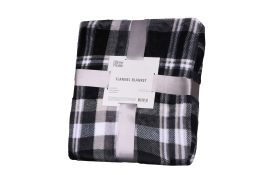 Плед Ardesto Flannel ART0102PB, 200х220см, клітинка сіра Плед Ardesto Flannel ART0102PB, 200х220см, клітинка сіра