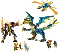 LEGO Конструктор Ninjago Дракон стихій проти робота Володарки LEGO Конструктор Ninjago Дракон стихій проти робота Володарки