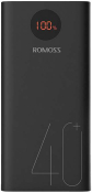 Зовнішній акумулятор (павербанк) Romoss PEA40 18W 40000mAh Black (PEA40-112-2135) Зовнішній акумулятор (павербанк) Romoss PEA40 18W 40000mAh Black (PEA40-112-2135)