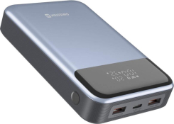 Внешний аккумулятор (павербанк) Swissten 20000mAh 100W Silver (22013932) Внешний аккумулятор (павербанк) Swissten 20000mAh 100W Silver (22013932)