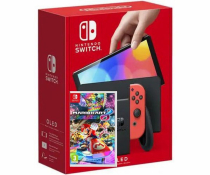 Портативна ігрова консоль Nintendo Switch Oled Red/Blue + Mario Kart 8 Deluxe Портативна ігрова консоль Nintendo Switch Oled Red/Blue + Mario Kart 8 Deluxe