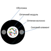 Кабель волоконно-оптический ECG UT002-SM-FRP-G-HDPE (бухта - 2км) Кабель волоконно-оптический ECG UT002-SM-FRP-G-HDPE (бухта - 2км)