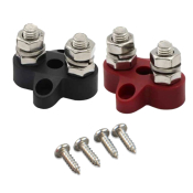 Двойной набор клемм Victron Energy Dual Terminal Stud M8-linked set (1 red/1 black) Двойной набор клемм Victron Energy Dual Terminal Stud M8-linked set (1 red/1 black)