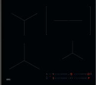 Индукционная варочная поверхность AEG TO64IC0SFB