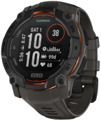 Смарт-годинник Garmin Instinct 3 50mm Solar Black with Charcoal Band (010-02935-00)