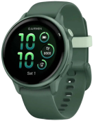 Смарт-годинник Garmin Vivoactive 6 Metallic Jasper Green with Jasper Green Band (010-02985-02)